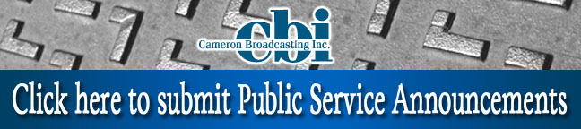 Local Event PSA Submission to Cameron Broadcasting